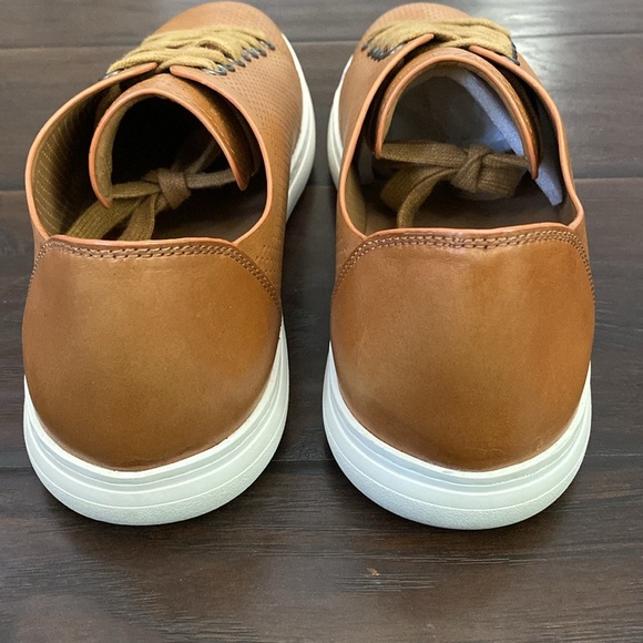 Donald Pliner Mens Calise Brown & White Sneaker Size 10M - Picture 5 of 8